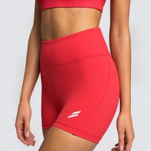 WORKOUT, BIKER, CYCLING EXCEL SHORTS - RUBY RED